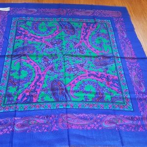 Challis by Berkshire blue floral scarf